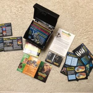 limited edition wild creatures file box with info cards and activities